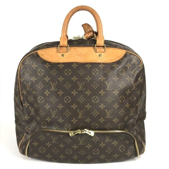 LOUIS VUITTON Brown Monogram Canvas Boston Bag